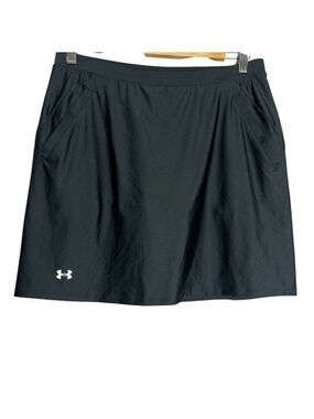 Under Armour Heath Gear Active Golf Black Skort Skirt, size M
